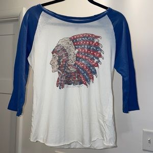 Ralph Lauren Denim & Supply Women’s | Native American Graphic Baseball Tee